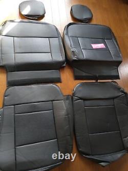 For SUBARU Seat Cover Sambar Truck TT1 TT2 (All grades) Split Headrest Black