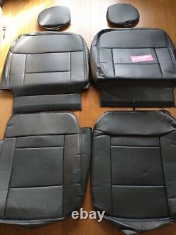 For SUBARU Seat Cover Sambar Truck TT1 TT2 (All grades) Split Headrest Black