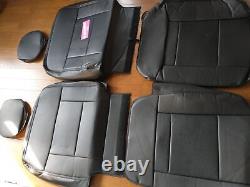 For SUBARU Seat Cover Sambar Truck TT1 TT2 (All grades) Split Headrest Black