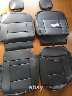 For SUBARU Seat Cover Sambar Truck TT1 TT2 (All grades) Split Headrest Black