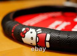 For Subaru 10pc Hello Kitty Core Car Truck Seat Covers Mats Accessories Set