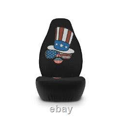 Freedom Dude 4th of July Holiday Summer Fun Travel Liberty Truck Car Seat Covers
