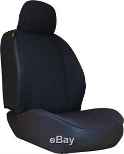 Front Black Canvas Seat Covers for FH Truck High Back 9400