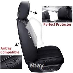 Front Seat Covers 2 Pieces Universal for Cars Trucks Pick Ups Stylish Protect