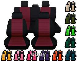 Front and Rear car seat covers fits Jeep Gladiator Truck 2020 2021 24 Colors