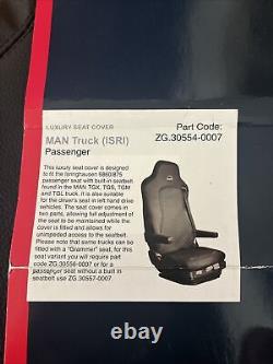 Genuine MAN Truck luxury seat cover ZG. 30554-0007 Left Side (passenger) LHD DVR