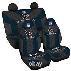 Houston Texans Universal Car Seat Cover Full Set Truck Cushion Protector Gifts