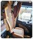 IVECO S Way SEAT COVERS Alcantra Eco Leather Brown Toffee