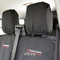 Iveco Daily Tipper Truck Front & Rear Seat Covers Emb (2014-2022) 235 667 Bem