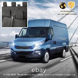 Iveco Daily Tipper Truck Front & Rear Tailored Seat Covers (2014-2022) 235 667