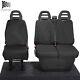 Iveco Daily Tipper Truck Front Seat Covers Tailored (2024 Onwards) Black 235