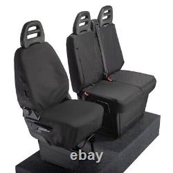 Iveco Daily Tipper Truck Front Seat Covers Tailored (2024 Onwards) Black 235