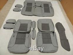 Leather Seat Covers Interior Fits Chevrolet GMC Pickup Truck Crew 1997-2000 z11