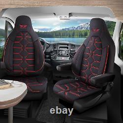 Lorry Truck Seat Cover Cover Sheet SEAT ALL MODELS IN BLACK RED PILOT 2.2