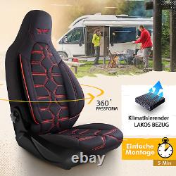 Lorry Truck Seat Cover Cover Sheet SEAT ALL MODELS IN BLACK RED PILOT 2.2