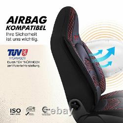 Lorry Truck Seat Cover Cover Sheet SEAT ALL MODELS IN BLACK RED PILOT 3.2