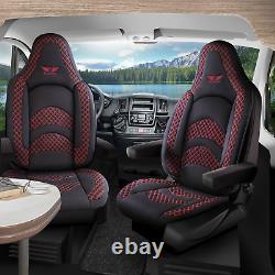 Lorry Truck Seat Cover Cover Sheet Seat All Models Black Red Pilot 3.2