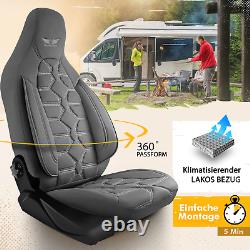 Lorry Truck Seat Cover Cover Sheet Seat All Models in Grey Pilot 2.4