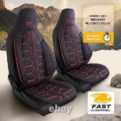 Lorry Truck Seat Covers Seat Cover all Models IN Black Red Pilot 2.2