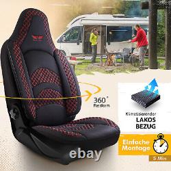 Lorry Truck Seat Covers Seat Cover all Models IN Black Red Pilot 3.2