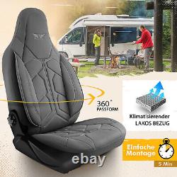 Lorry Truck Seat Covers Seat Cover all Models IN Grey Pilot 1.4