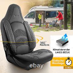 Lorry Truck Seat Covers Seat Cover all Models IN Grey Pilot 3.4