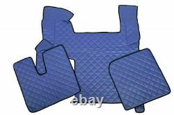 Lorry Truck Set 1+1 Seat Covers + Mats for MAN TGX Automatic Eco-Leather mehrfar