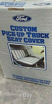 NOS Ford Black Saddle Blanket Seat Cover 1980-1986 F150 F250 F350 Pickup Truck