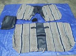 NOS Ford Blue Saddle Blanket Seat Cover 1987-1991 F150 F250 F350 Pickup Truck