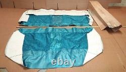 NOS GM 1968 Chevy truck (cab) blue seat cover 2pc set not sure if for pickup