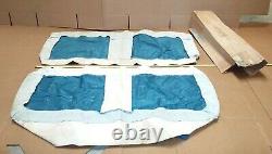 NOS GM 1968 Chevy truck (cab) blue seat cover 2pc set not sure if for pickup