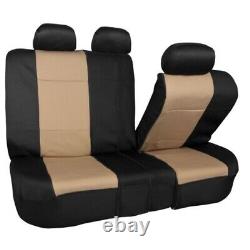 Neoprene 3 Row Car Seat Covers for TODOTERRENO VAN TRUCK Beige 7 Seaters beige