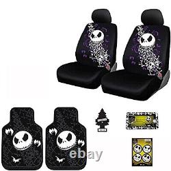 Nightmare Before Christmas Jack Skellington Car Truck SUV Seat Covers Rubber