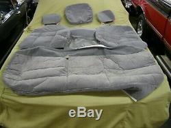 OEM Ford 1992 1996 F150 Truck Bench Seat Covers Cloth Grey nos 1993 1994 1995