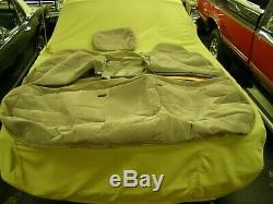 OEM Ford 1992 1996 F150 Truck Bench Seat Covers Cloth Tan nos 1993 1994 1995