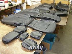 OEM Ford 2017 2018 F150 Truck Leather Seat Covers New S/C Set Black Interior nos