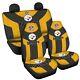 Pittsburgh Steelers Universal Car Seat Cover Full Set Truck Cushion Protector