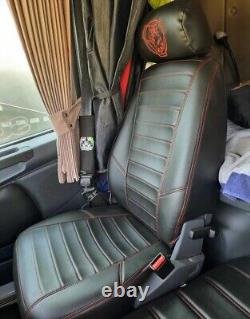 SCANIA R S P G seat covers. Smooth leather. Great quality. RHD and LHD NEW