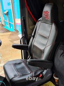SCANIA seat covers. Smooth leather and diamond. Great quality. RHD and LHD NEW