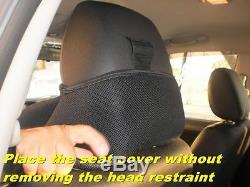 SELECT PICKUP TRUCKS TWO FRONT LIKE CARBON FIBER and SYNTHETIC CAR SEAT COVERS