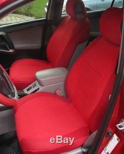SELECT PICKUP TRUCKS TWO FRONT Mix VELOUR and SYNTHETIC CUSTOM CAR SEAT COVERS