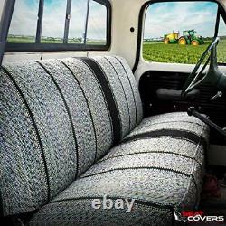 Saddle Blanket Full Size Bench Seat COVER Chevrolet Dodge Protector Truck, Black