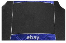 Seat Cover Fabric Truck Iveco Eco Stralis from 2013 2 SEAT BELTS Blue