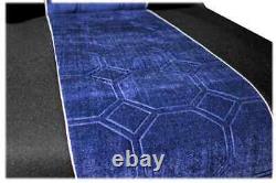 Seat Cover Fabric Velour Truck Iveco Eco Stralis from 2013 2 SEAT BELTS Blue