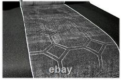 Seat Cover Fabric Velour Truck Iveco Eurocargo ab 2008 2 SEAT BELTS Grey