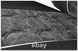 Seat Cover Fabric Velour tailored FOR Truck MAN TGS 2007 1 SEAT BELT Grey