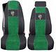 Seat Cover Fabric Velours Truck Scania R from 2004 1 SEAT BELT Green