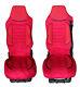 Seat Covers MAN TGX 2020+ 2 Pieces Set LHD Red