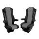 Seat Covers Protective Covers Black / Grey for Truck Mercedes Actros MP4