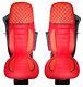 Seat Covers SCANIA R P G S 2014 2016 2 Pieces Set LHD RHD Red